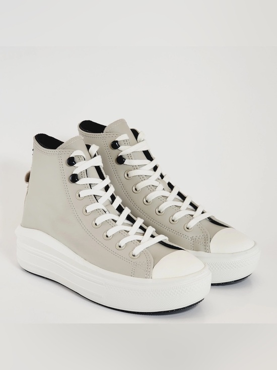 Converse Shoes - Converse CTAS Move Hi Fleece-Lined Leather Women's Platform Sneakers 7